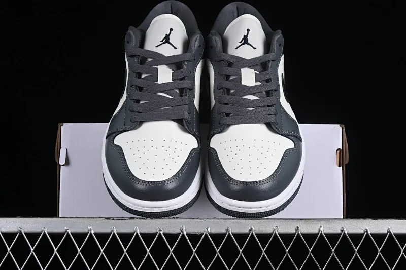 All categories Air Jordan Jordan series basketball shoes Air Jordan 1 Low G version pure original Air Jordan 1 Low "Dark Grey" AJ1 Joe 1 dark gray white low-top cultural casual sneakers DC0774-102